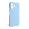 Чохол Full Silicone Case для Xiaomi Redmi 12 light blue (05) (без логотипу)