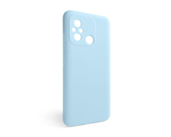 Чохол Full Silicone Case для Xiaomi Redmi 12C light blue (05) (без логотипу)