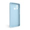 Чохол Full Silicone Case для Xiaomi Redmi 12C light blue (05) (без логотипу)