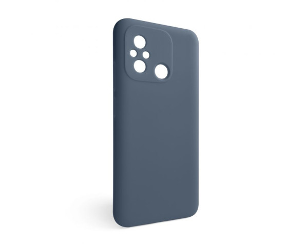 Чохол Full Silicone Case для Xiaomi Redmi 12C dark blue (08) (без логотипу)
