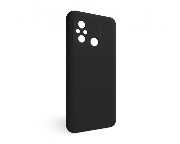 Чохол Full Silicone Case для Xiaomi Redmi 12C black (18) (без логотипу)