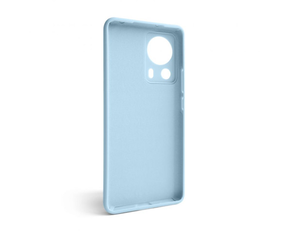 Чохол Full Silicone Case для Xiaomi Redmi 13 Lite light blue (05) (без логотипу)