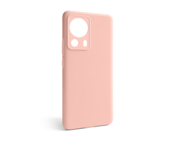 Чохол Full Silicone Case для Xiaomi Redmi 13 Lite light pink (12) (без логотипу)
