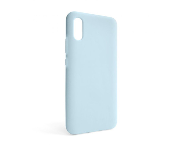 Чохол Full Silicone Case для Xiaomi Redmi 9A light blue (05) (без логотипу)