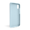 Чохол Full Silicone Case для Xiaomi Redmi 9A light blue (05) (без логотипу)