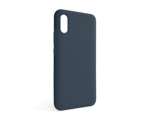 Чохол Full Silicone Case для Xiaomi Redmi 9A dark blue (08) (без логотипу)