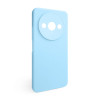Чехол Full Silicone Case для Xiaomi Redmi A3 light blue (05) (без логотипа)
