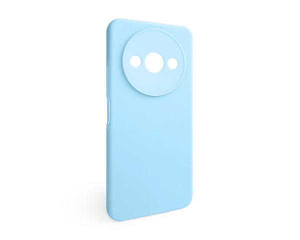 Чехол Full Silicone Case для Xiaomi Redmi A3 light blue (05) (без логотипа)