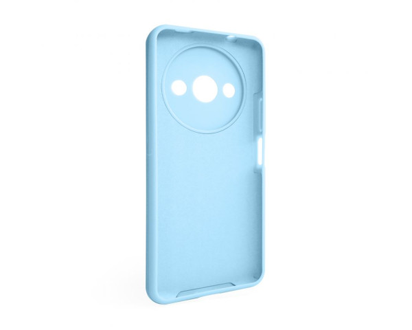 Чехол Full Silicone Case для Xiaomi Redmi A3 light blue (05) (без логотипа)