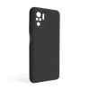 Чехол Full Silicone Case для Xiaomi Redmi Note 10 4G black (18) (без логотипа)