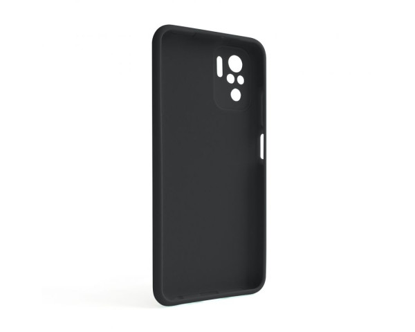 Чехол Full Silicone Case для Xiaomi Redmi Note 10 4G black (18) (без логотипа)