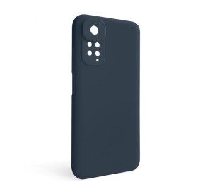 Чохол Full Silicone Case для Xiaomi Redmi Note 11 4G, Redmi Note 11S dark blue (08) (без логотипу)