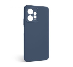 Чохол Full Silicone Case для Xiaomi Redmi Note 12 4G dark blue (08) (без логотипу)