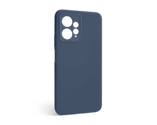 Чохол Full Silicone Case для Xiaomi Redmi Note 12 4G dark blue (08) (без логотипу)