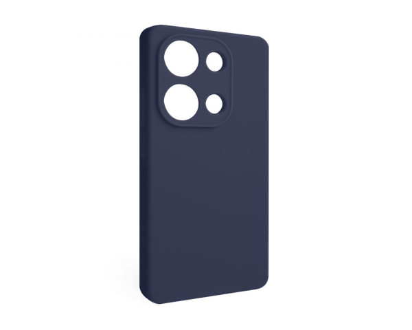 Чехол Full Silicone Case для Xiaomi Redmi Note 13 Pro 4G dark blue (08) (без логотипа)