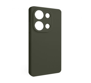 Чехол Full Silicone Case для Xiaomi Redmi Note 13 Pro 4G dark olive (41) (без логотипа)