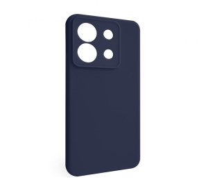 Чохол Full Silicone Case для Xiaomi Redmi Note 13 Pro 5G dark blue (08) (без логотипу)