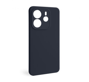 Чехол Full Silicone Case для Xiaomi Redmi Note 14 4G Global dark blue (08) (без логотипа)