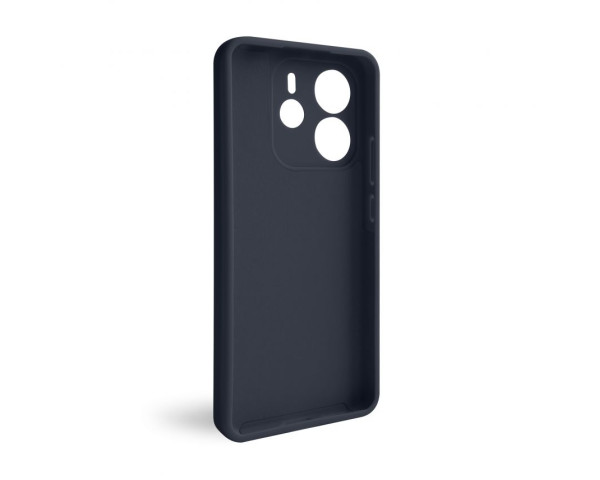 Чехол Full Silicone Case для Xiaomi Redmi Note 14 4G Global dark blue (08) (без логотипа)