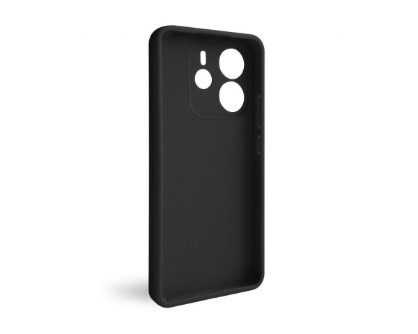 Чехол Full Silicone Case для Xiaomi Redmi Note 14 4G Global black (18) (без логотипа)
