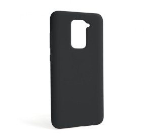 Чохол Full Silicone Case для Xiaomi Redmi Note 9 black (18) (без логотипу)