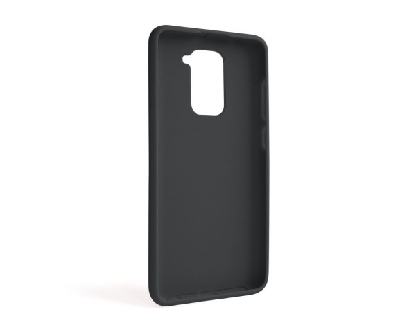 Чохол Full Silicone Case для Xiaomi Redmi Note 9 black (18) (без логотипу)