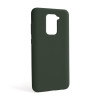 Чохол Full Silicone Case для Xiaomi Redmi Note 9 dark olive (41) (без логотипу)