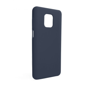 Чохол Full Silicone Case для Xiaomi Redmi Note 9 Pro dark blue (08) (без логотипу)
