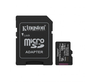 Карта пам'яті Kingston Canvas Select Plus MicroSDXC 128GB Class 10 UHS-I R150MB/s + SD-адаптер (SDCS2/128GB)