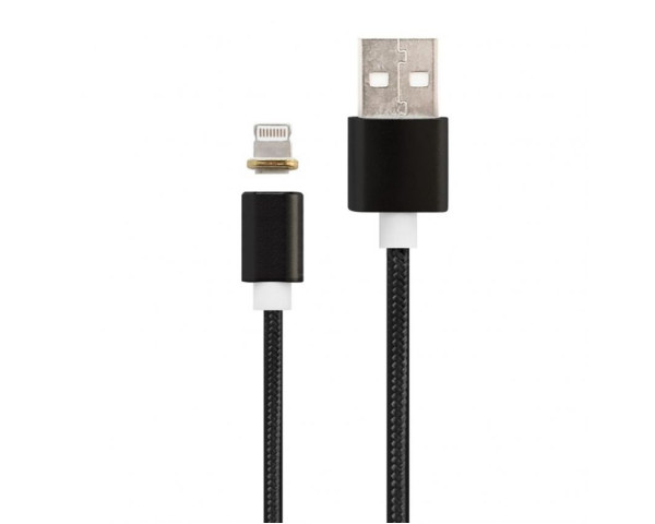 Кабель USB DM-M15 Lightning Magnetic black