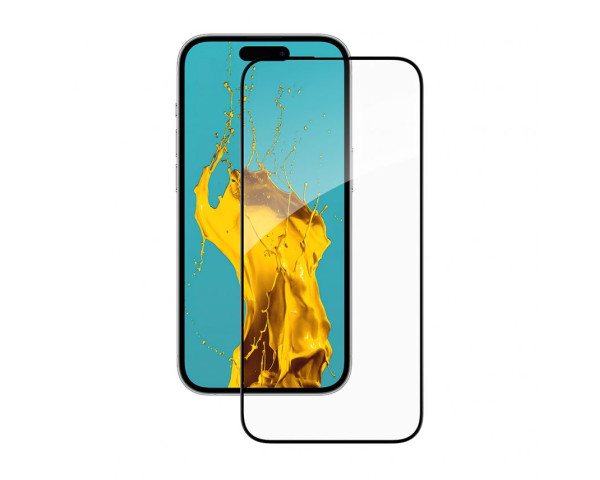 Защитное стекло Full Glue для Apple iPhone 15 Pro Max black (тех.пак.)