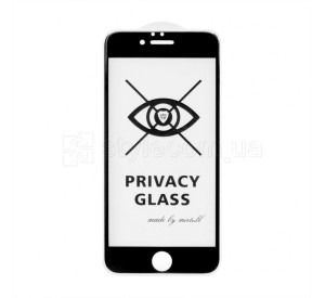 Захисне скло Privacy для Apple iPhone 6, 6s black