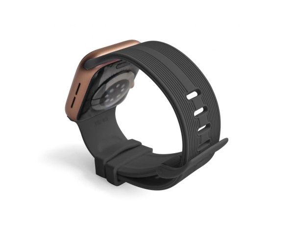 Ремінець для Apple Watch Sport Band рифлений 38/40мм S/M dark grey / темно-сірий (6)