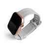 Ремінець для Apple Watch Sport Band рифлений 38/40мм S/M light grey / світло-сірий (1)