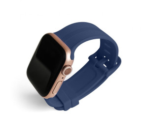 Ремінець для Apple Watch Sport Band рифлений 38/40мм S/M midnight blue / опівнічний-синій (11)