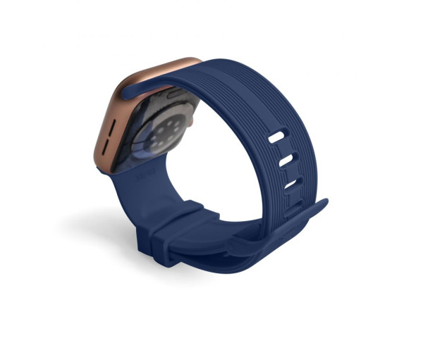 Ремінець для Apple Watch Sport Band рифлений 38/40мм S/M midnight blue / опівнічний-синій (11)