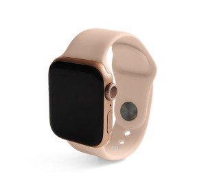 Ремінець для Apple Watch Sport Band силіконовий 38/40мм M/L powder / пудровый (19)