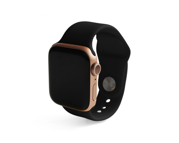Ремінець для Apple Watch Sport Band силіконовий 38/40мм M/L black / чорний (18)