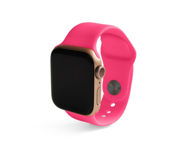 Ремінець для Apple Watch Sport Band силіконовий 38/40мм S/M neon pink / неоновий рожевий (47)