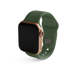 Ремінець для Apple Watch Sport Band силіконовий 42/44мм M/L khaki / хакі (65)