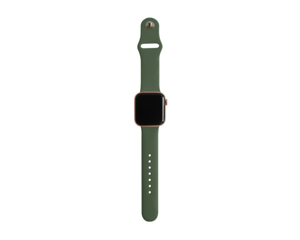 Ремінець для Apple Watch Sport Band силіконовий 42/44мм M/L khaki / хакі (65)