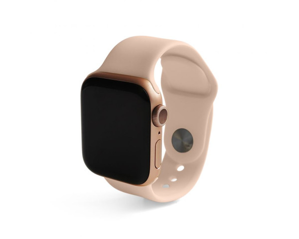Ремінець для Apple Watch Sport Band силіконовий 42/44мм M/L powder / пудровий (19)