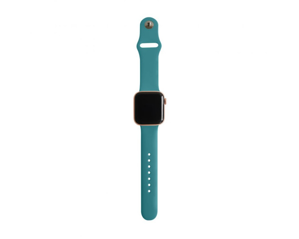 Ремінець для Apple Watch Sport Band силіконовий 42/44мм S/M dark sea wave / морська хвиля темний (62)