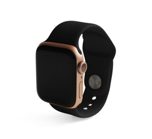 Ремінець для Apple Watch Sport Band силіконовий 42/44мм S/M black / чорний (18)