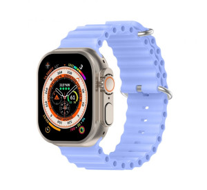 Ремінець для Apple Watch Ultra Ocean Band силіконовий 38/40/41мм L lilac / лавандовий (14)