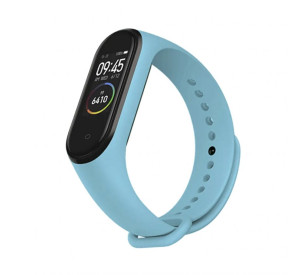 Ремінець для Xiaomi Mi Band 3, 4 Original Design light blue / блакитний