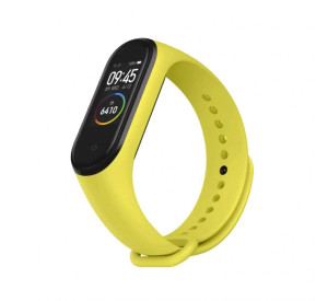 Ремінець для Xiaomi Mi Band 3, 4 Original Design yellow / жовтий