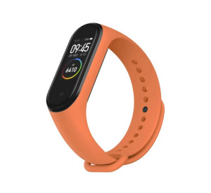 Ремінець для Xiaomi Mi Band 3, 4 Original Design orange / помаранчевий