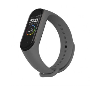 Ремінець для Xiaomi Mi Band 3, 4 Original Design dark grey / темно-сірий