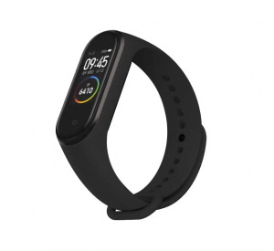 Ремінець для Xiaomi Mi Band 3, 4 Original Design black / чорний